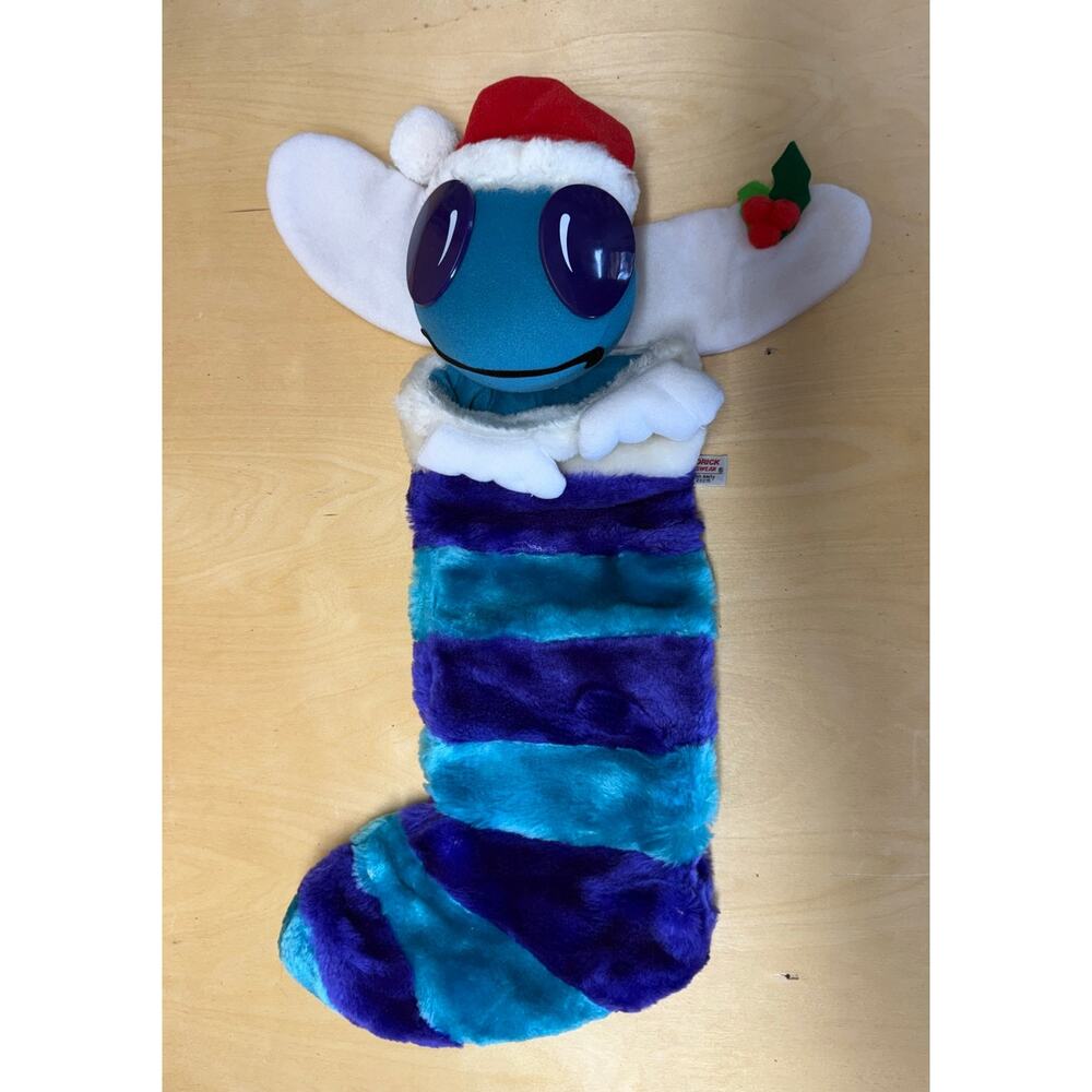 Vintage Hugo Charlotte Hornets Mascot Plush Christmas Stocking NBA